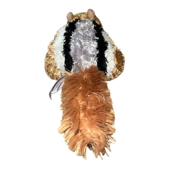 Aurora Mini Flopsie 8" Chip Plush Chipmunk Brown Stuffed Animal EUC - Picture 4 of 7